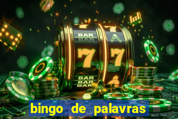 bingo de palavras cha de bebe